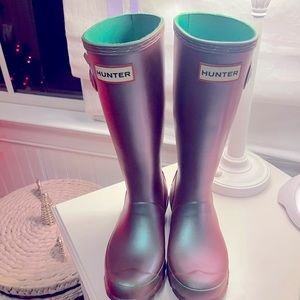 Girls size 3 Hunter Boots